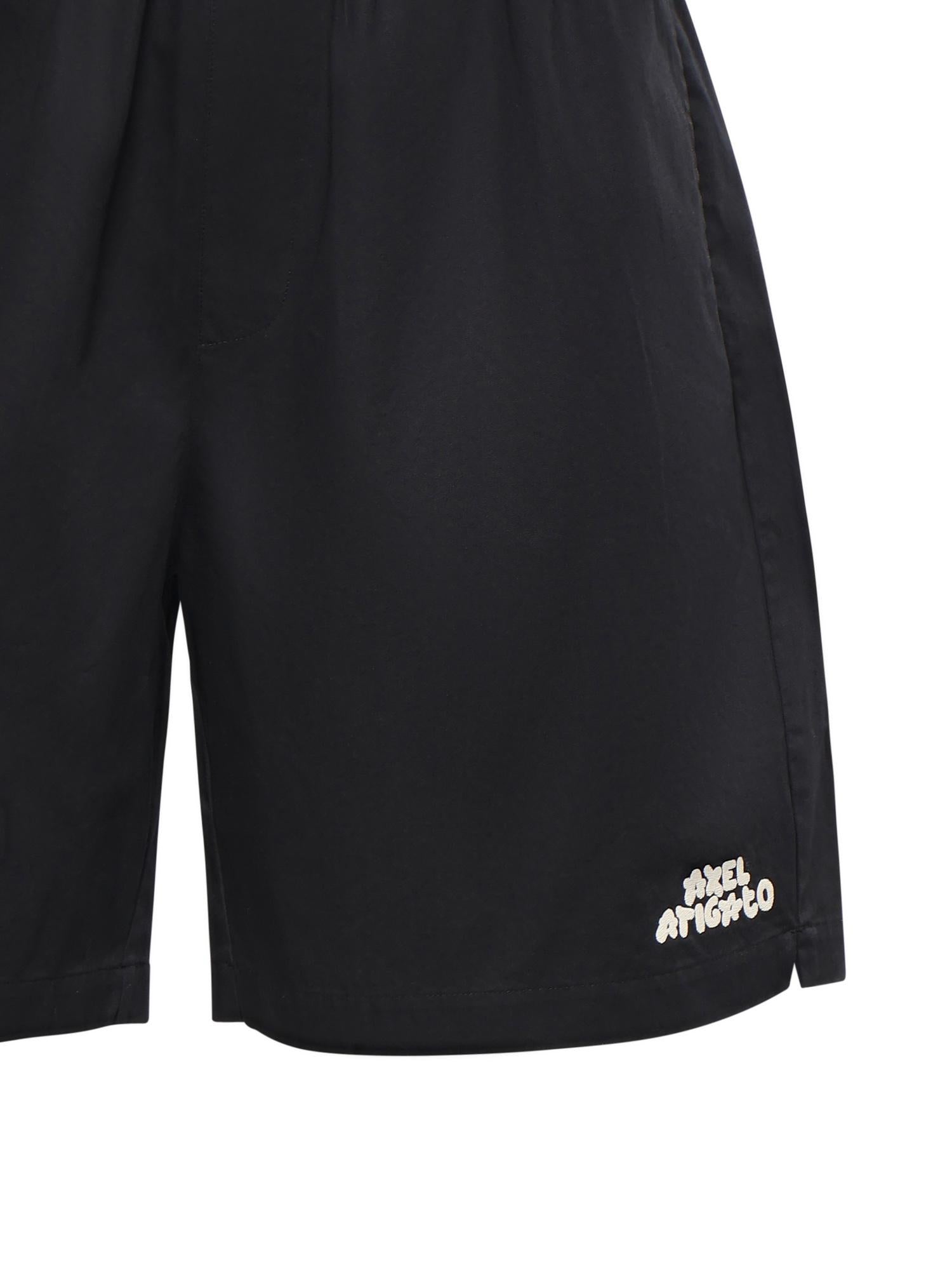 Shorts Heat con logo A3809001 BLACK AXEL ARIGATO 