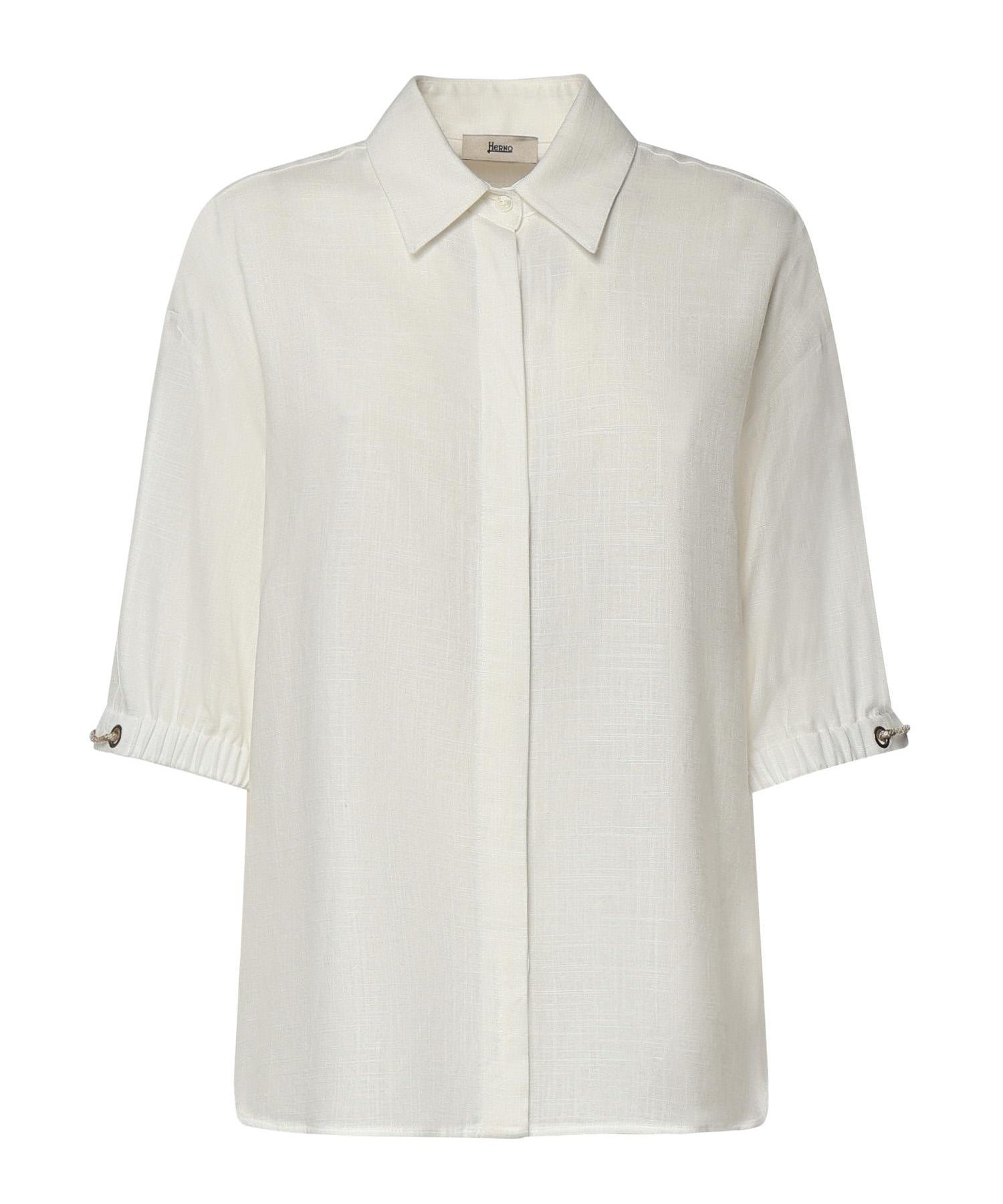 Camicia in linen blend CM000046D 126891000 HERNO 
