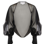 Coprispalle in organza di seta 80AJQ52A N0193899 GENNY 