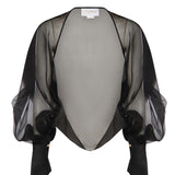 Coprispalle in organza di seta 80AJQ52A N0193899 GENNY 