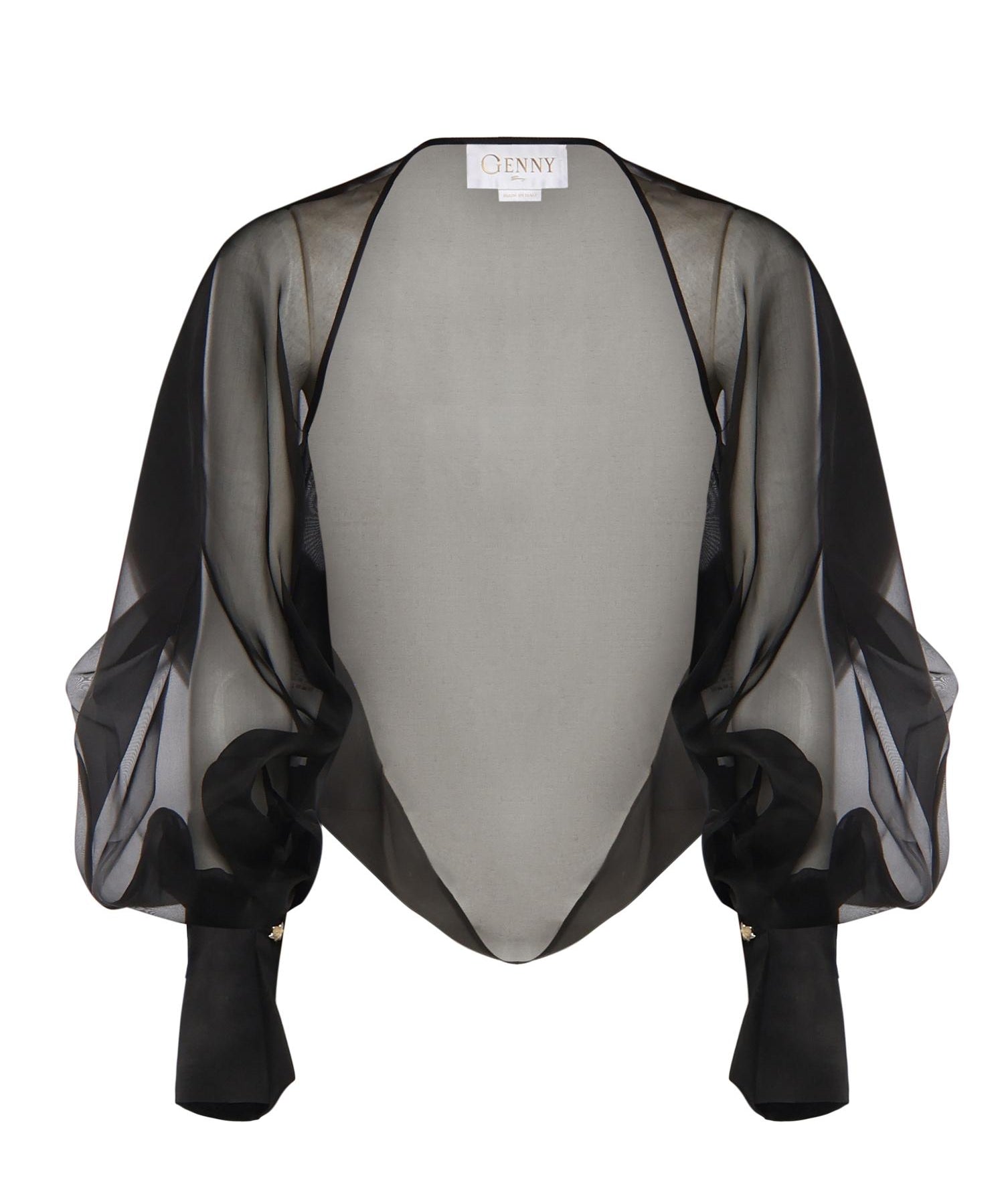 Coprispalle in organza di seta 80AJQ52A N0193899 GENNY 