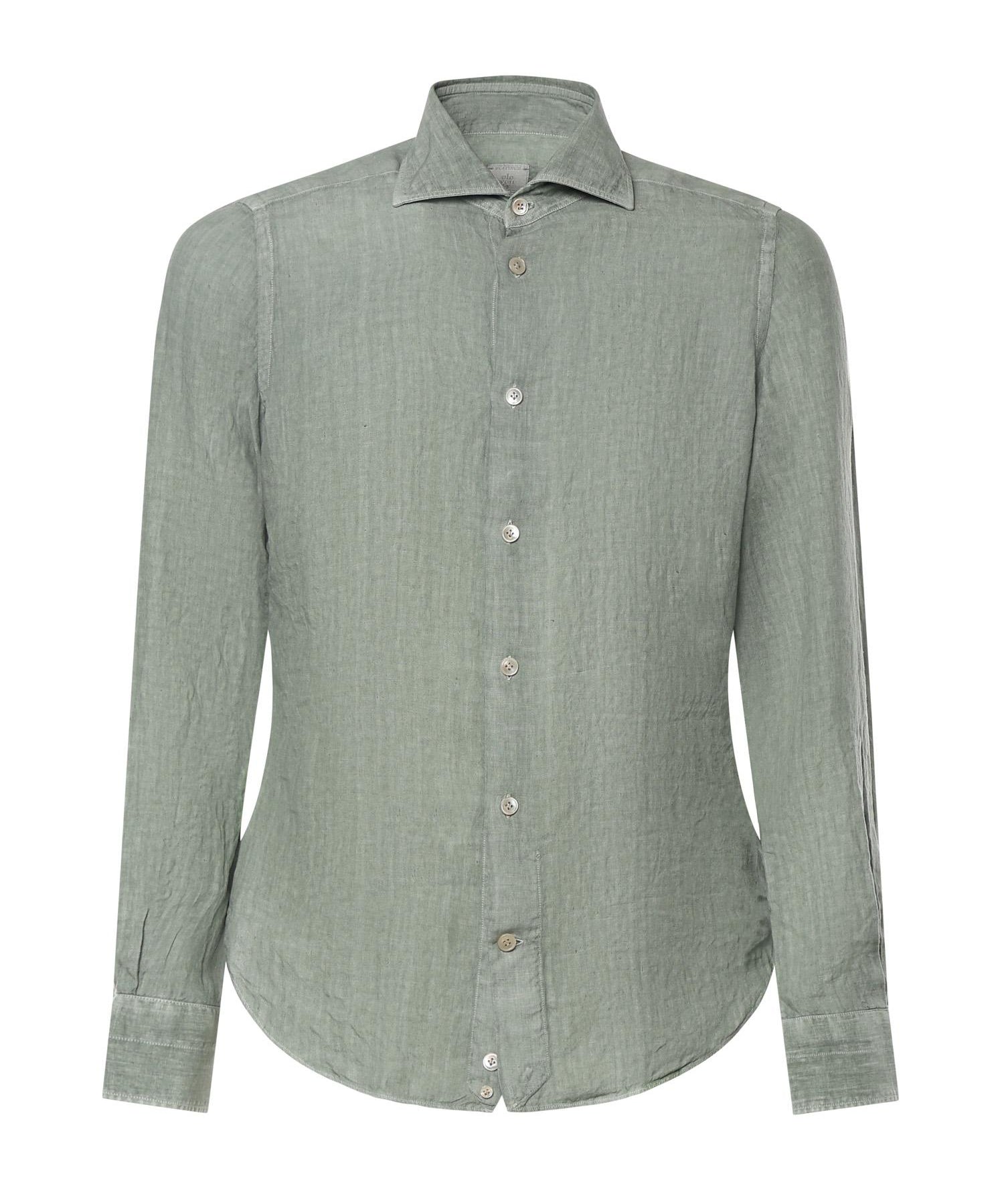Camicia Dandy in lino M75CAMH11TET0I026 07NN ELEVENTY 