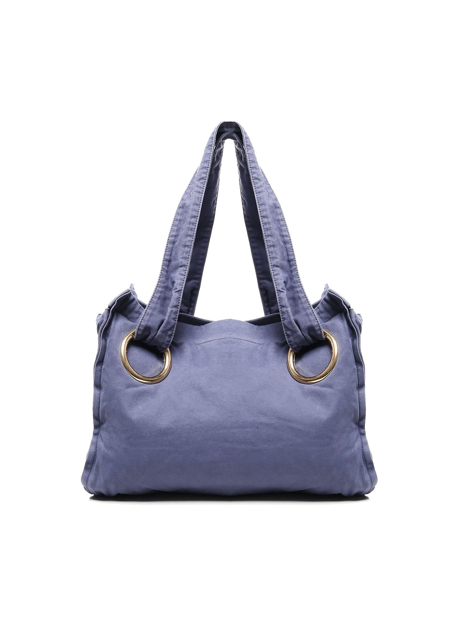 Tote bag Plage in cotone CHC25AS546P10 48B CHLOÉ 