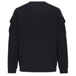 Felpa girocollo con tasche sulle maniche<BR/> K2S156100008 S0A20V0020 STONE ISLAND 