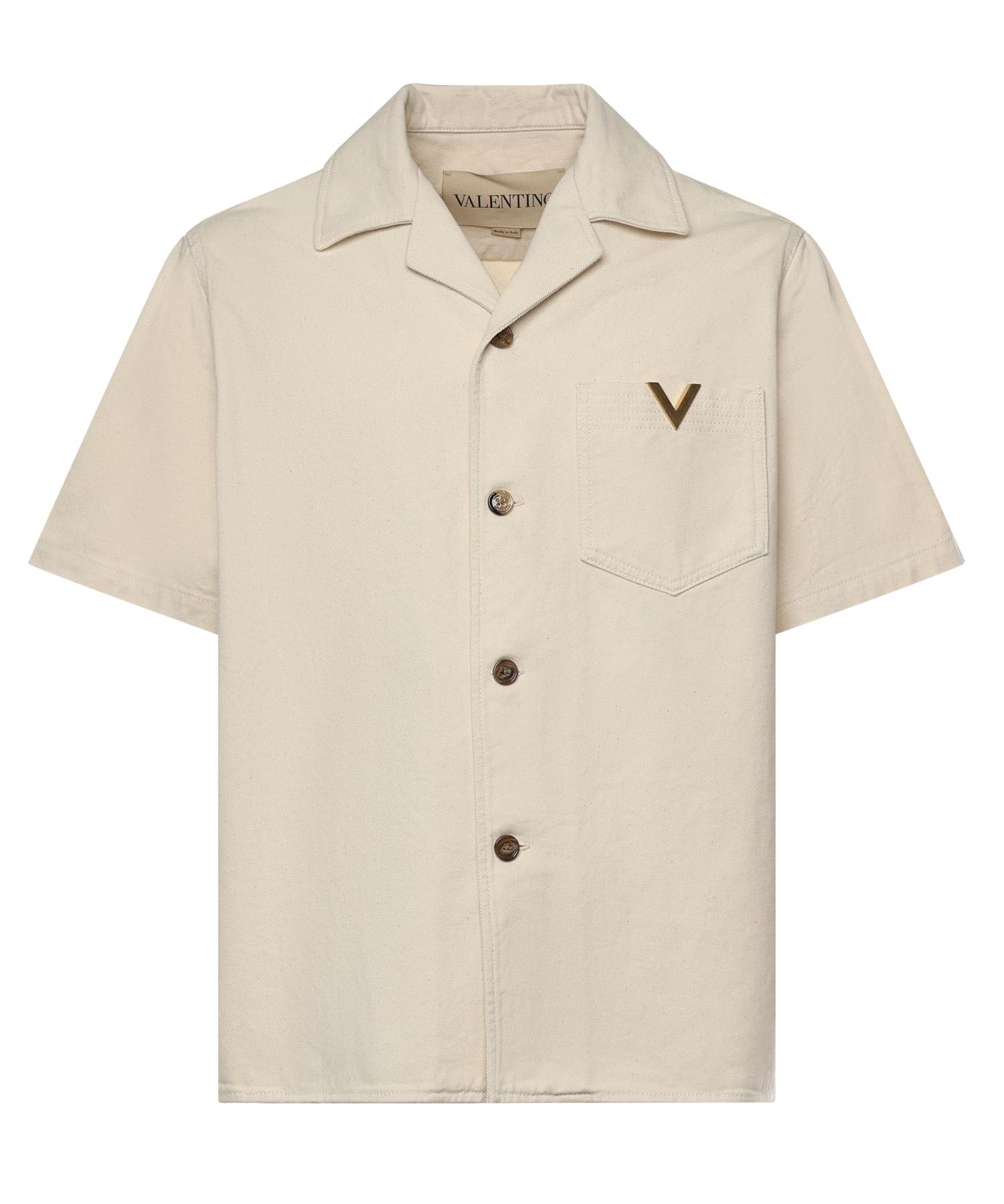 Camicia in denim con Vgold 8V3DBA10 B9WA03 VALENTINO GARAVANI 