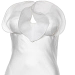 Abito lungo bustier con volant 80AJO488 N0783003 GENNY 