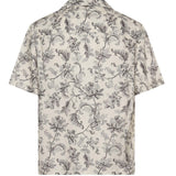 Camicia bowling in cotone con stampa GMP02655 P00233383259 GOLDEN GOOSE 