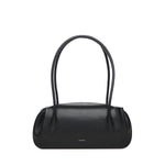Borsa a spalla Oyster in pelle OYSTER SHOULDER BAG BLACK YUZEFI 