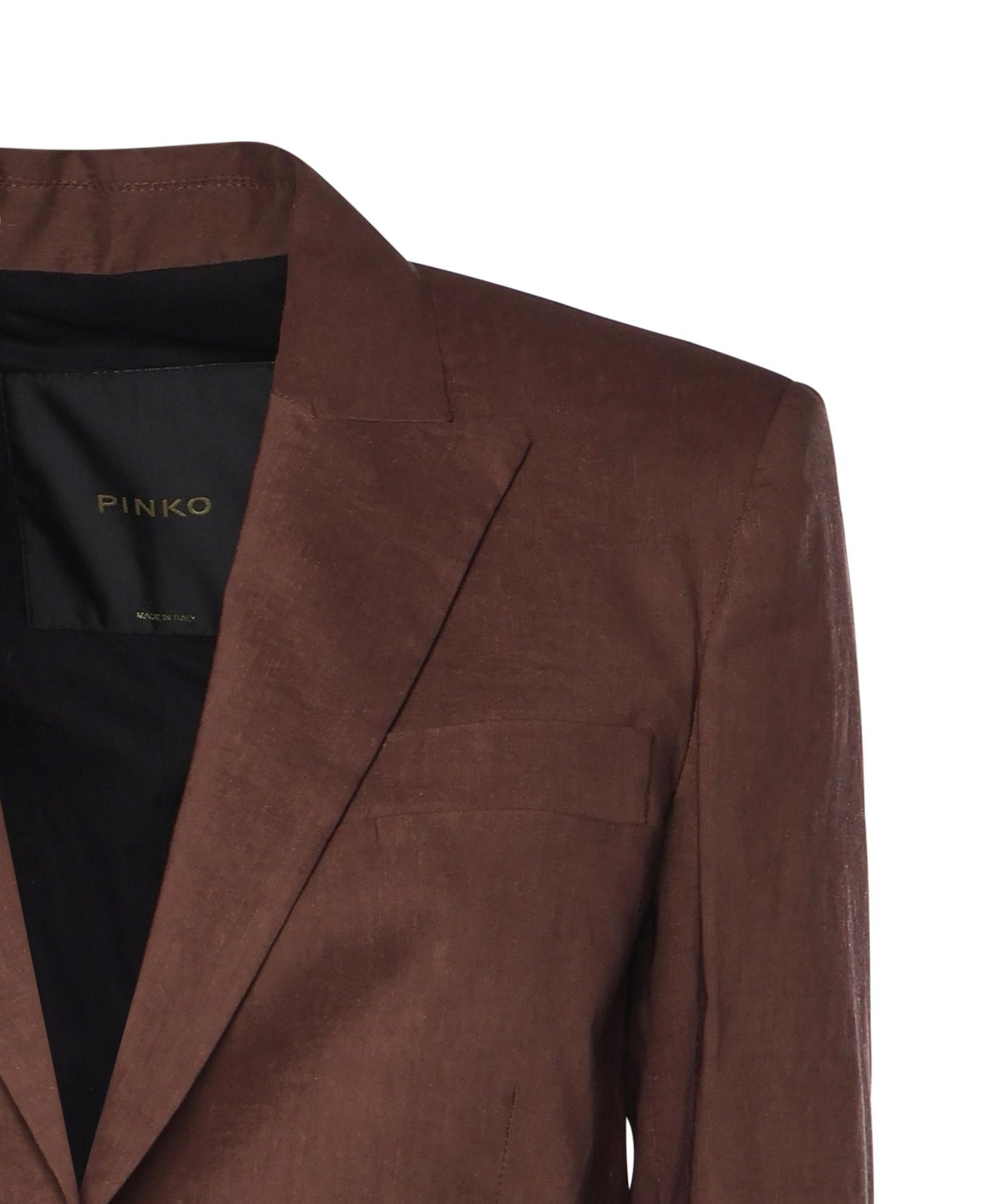 Giacca in misto lino 106597 A34IL78 PINKO 