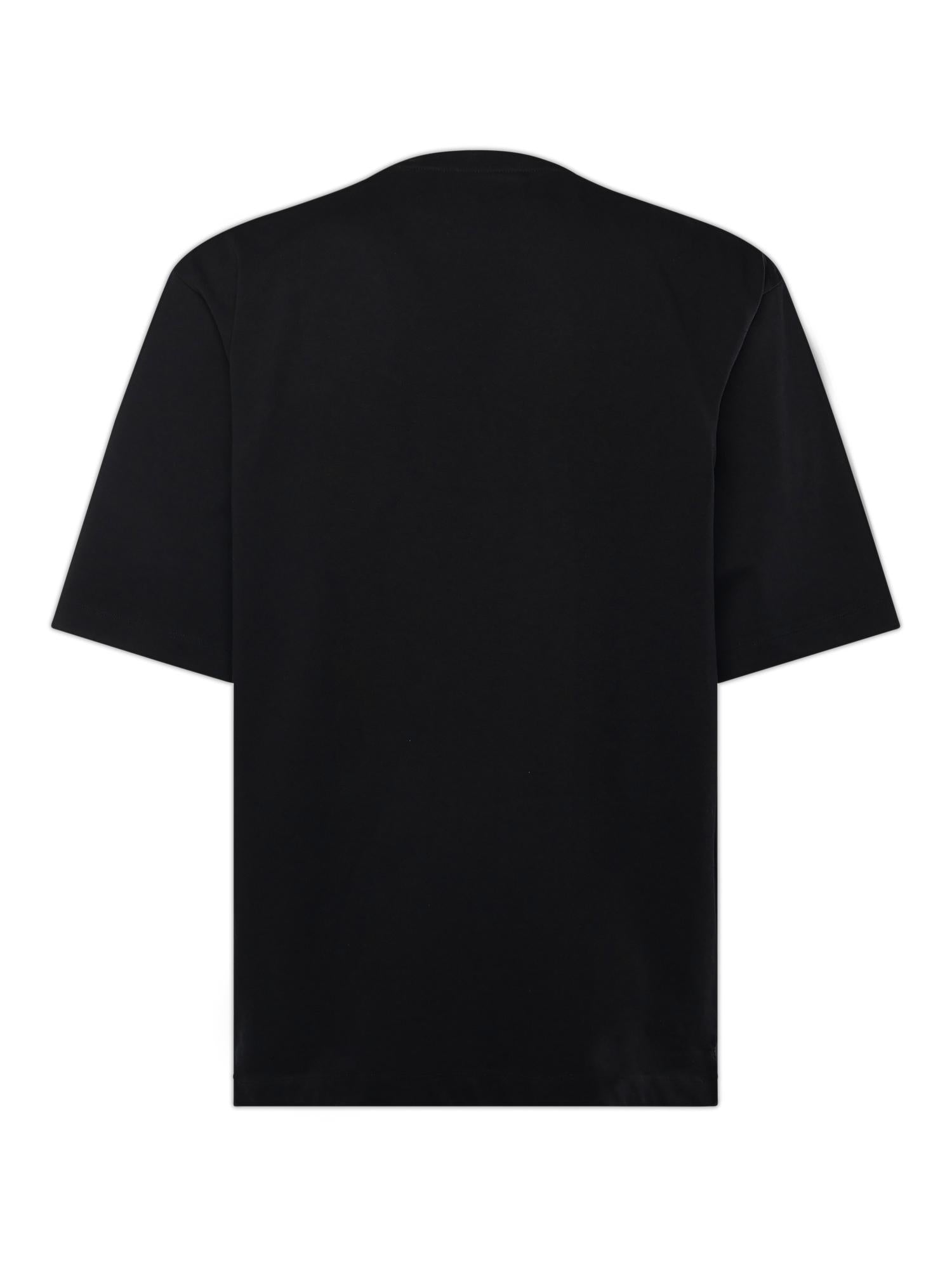 T-shirt in jersey con logo<BR/> S74GD1524 D20106900 DSQUARED2 