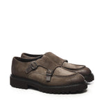 Mocassino doppia fibbia in pelle DU2738PHILUF205 TM39 DOUCAL'S 