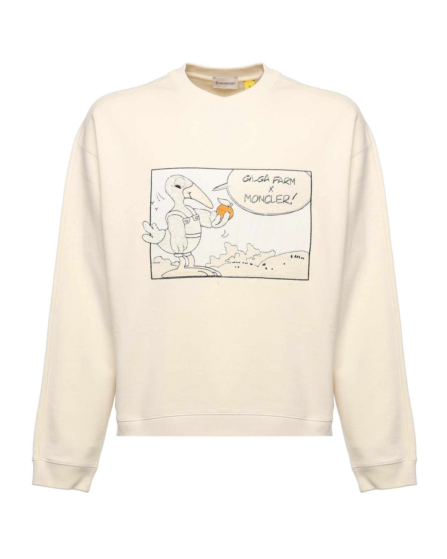 Felpa Moncler x Gilga Farm by Donald Glover K24028G00002 89AUJ02B MONCLER GENIUS 