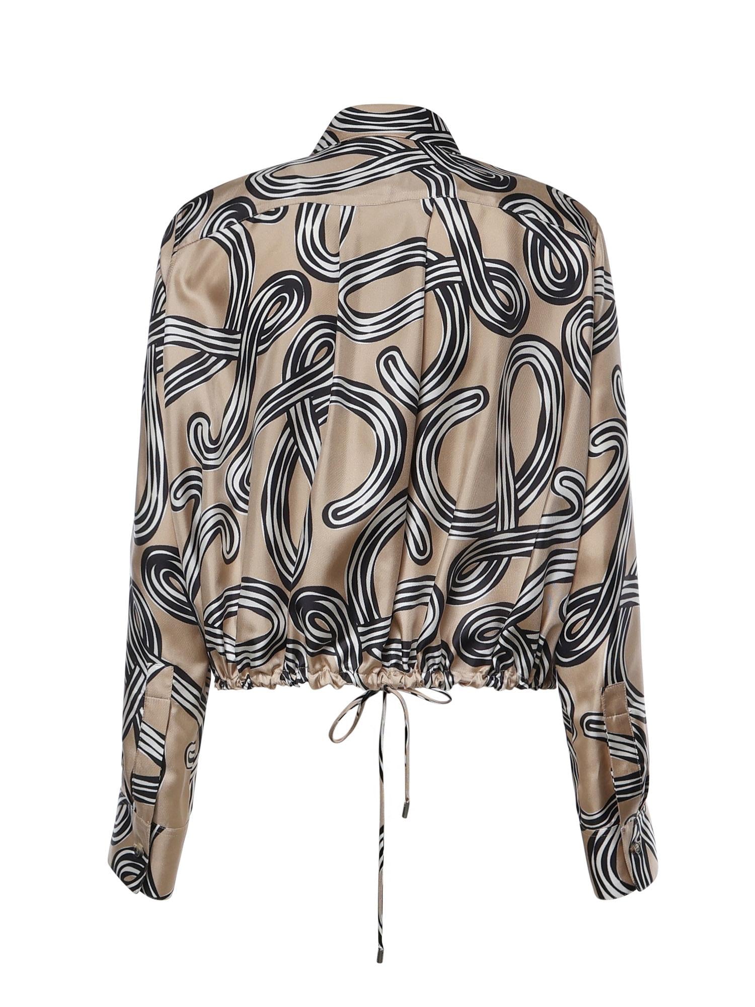 Camicia a palloncino in seta S616Y05X73 2152 LOEWE 