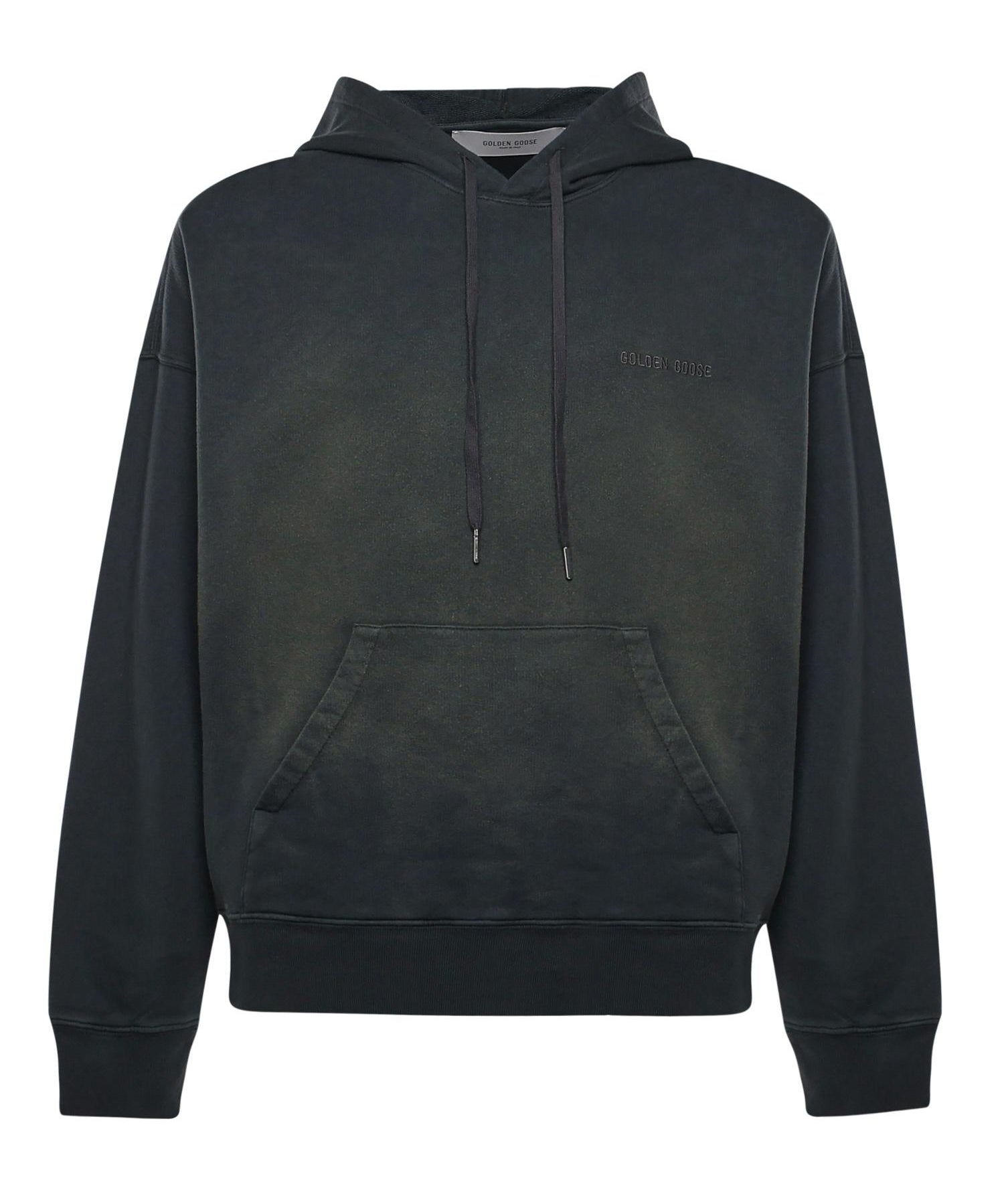 Felpa con cappuccio in cotone GUP01932 P00214690498 GOLDEN GOOSE 