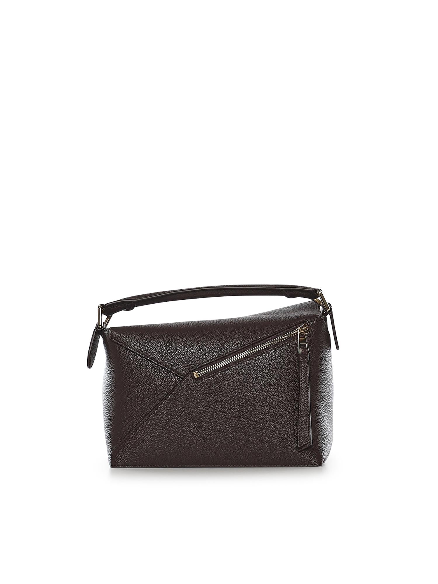 Borsa Puzzle Edge piccola in pelle di vitello A510P60XAW 18 LOEWE 