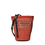 Borsa Braid media in palma Iraca e pelle di vitello C630IMBX02 7116 LOEWE 