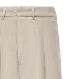 Pantaloni Elois in lino e lyocell DP843 CF0197DBM5010 DONDUP 