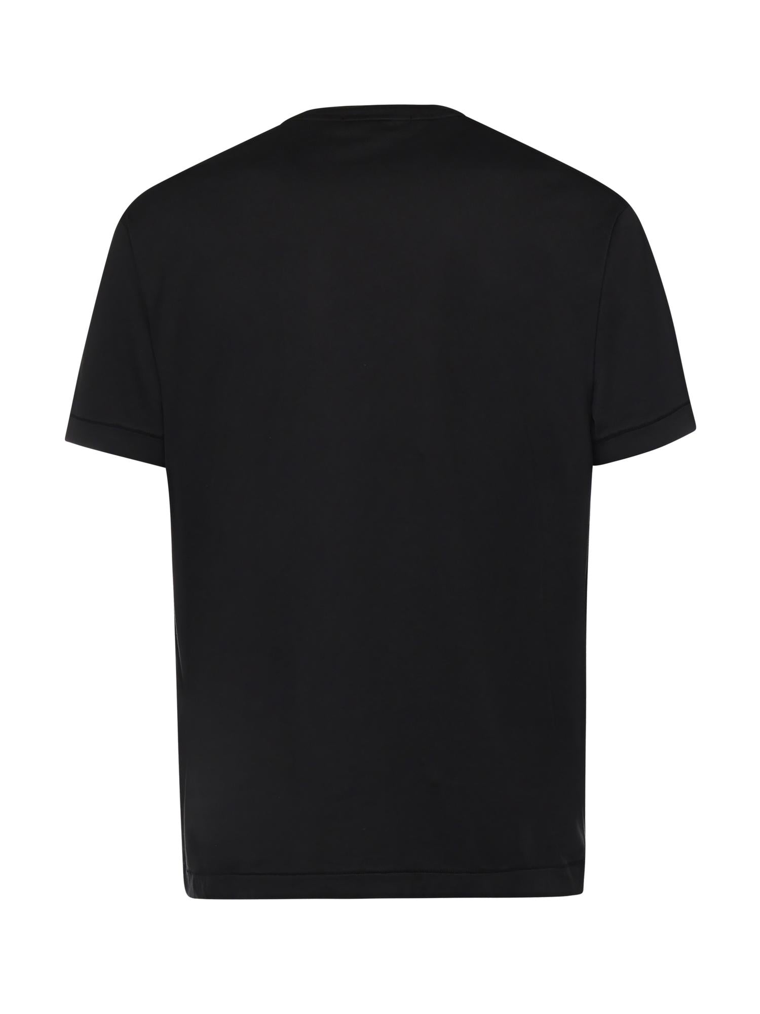 T-shirt con patch Compass in jersey di cotone L1S152100027 S0013V0029 STONE ISLAND 