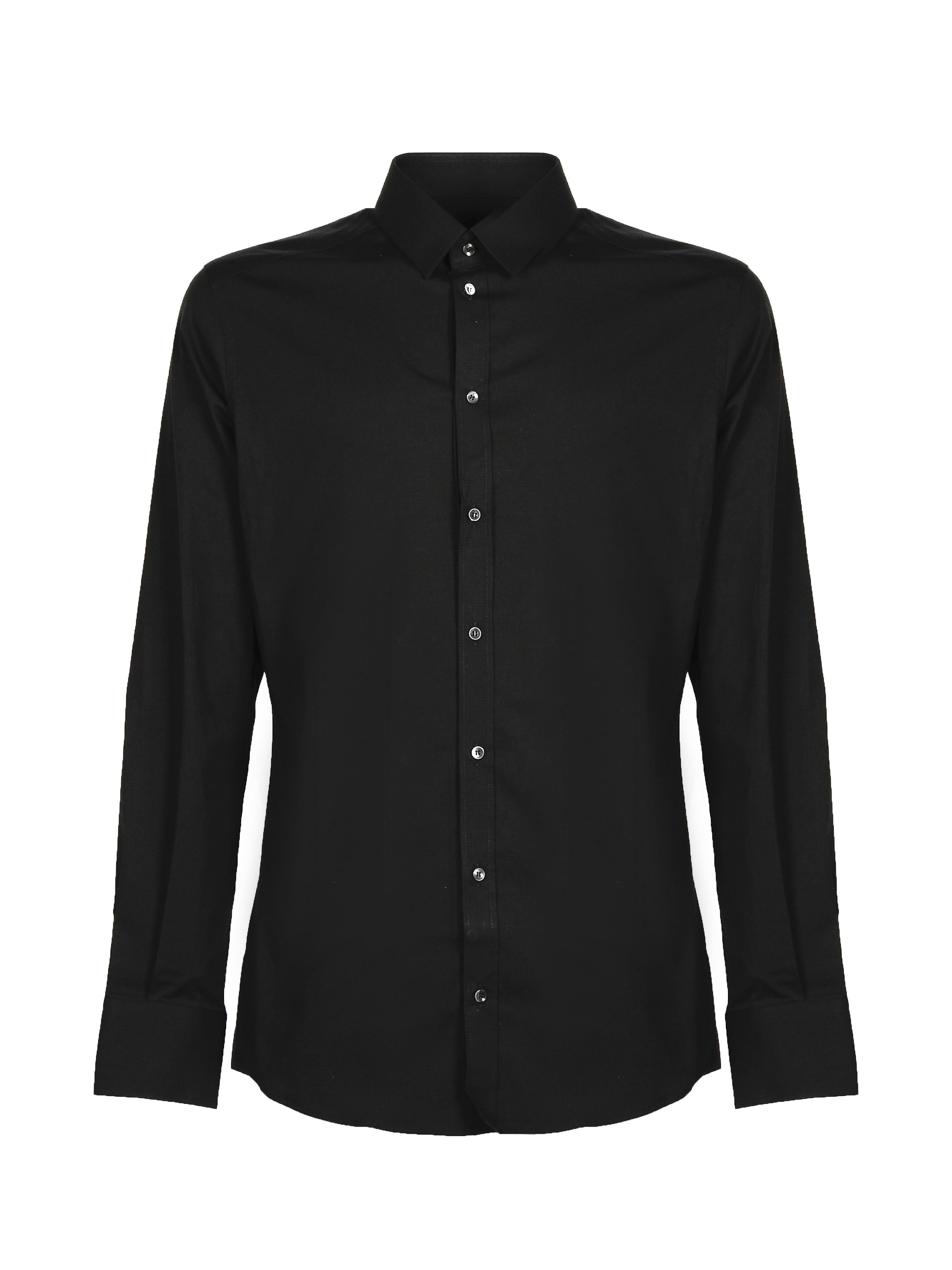 Camicia in popeline di cotone stretch G5EJ0T FUEEEN0000 DOLCE & GABBANA 
