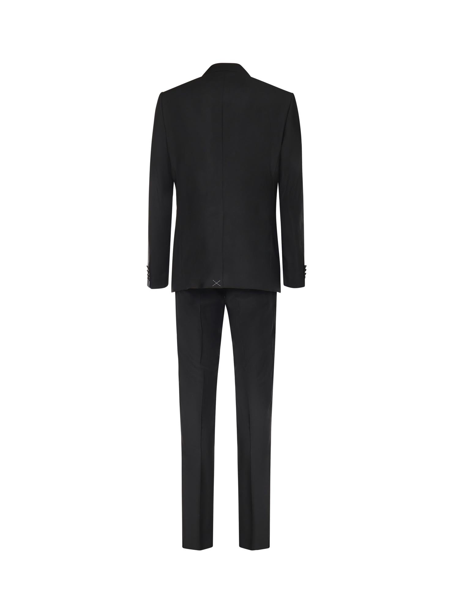 Abito da smoking a tre pezzi in lana vergine e seta GK2WMT GK310N0000 DOLCE & GABBANA 