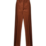 Pantaloni Dakota in suede 25FWNPN-0017 BROWN NINEMINUTES 