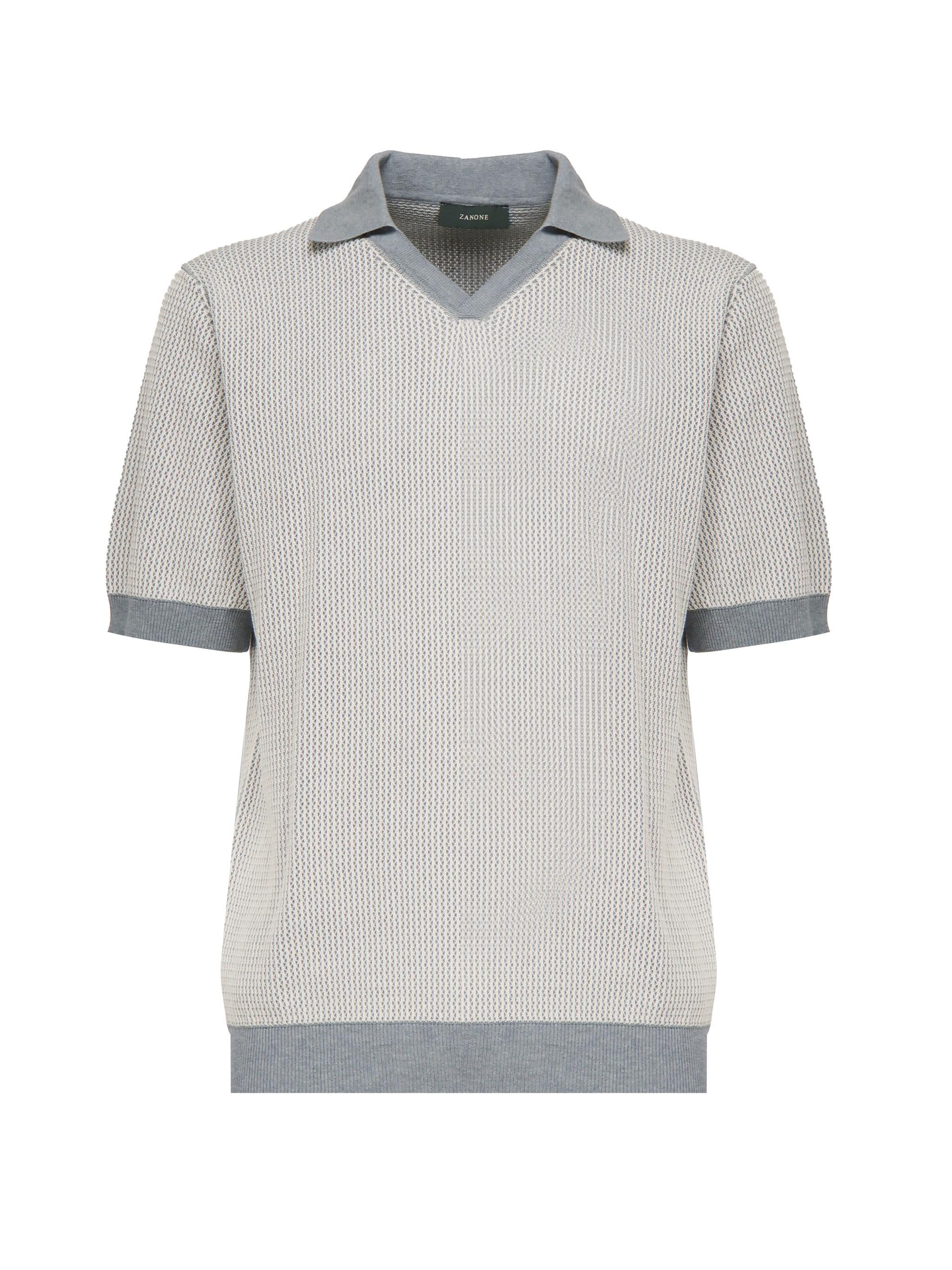 Polo in crêpe di cotone 810192 ZN322Z5530 ZANONE 