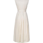 Abito con gonna a campana 3711 B 4002VANIGLIA SCARLETT G 