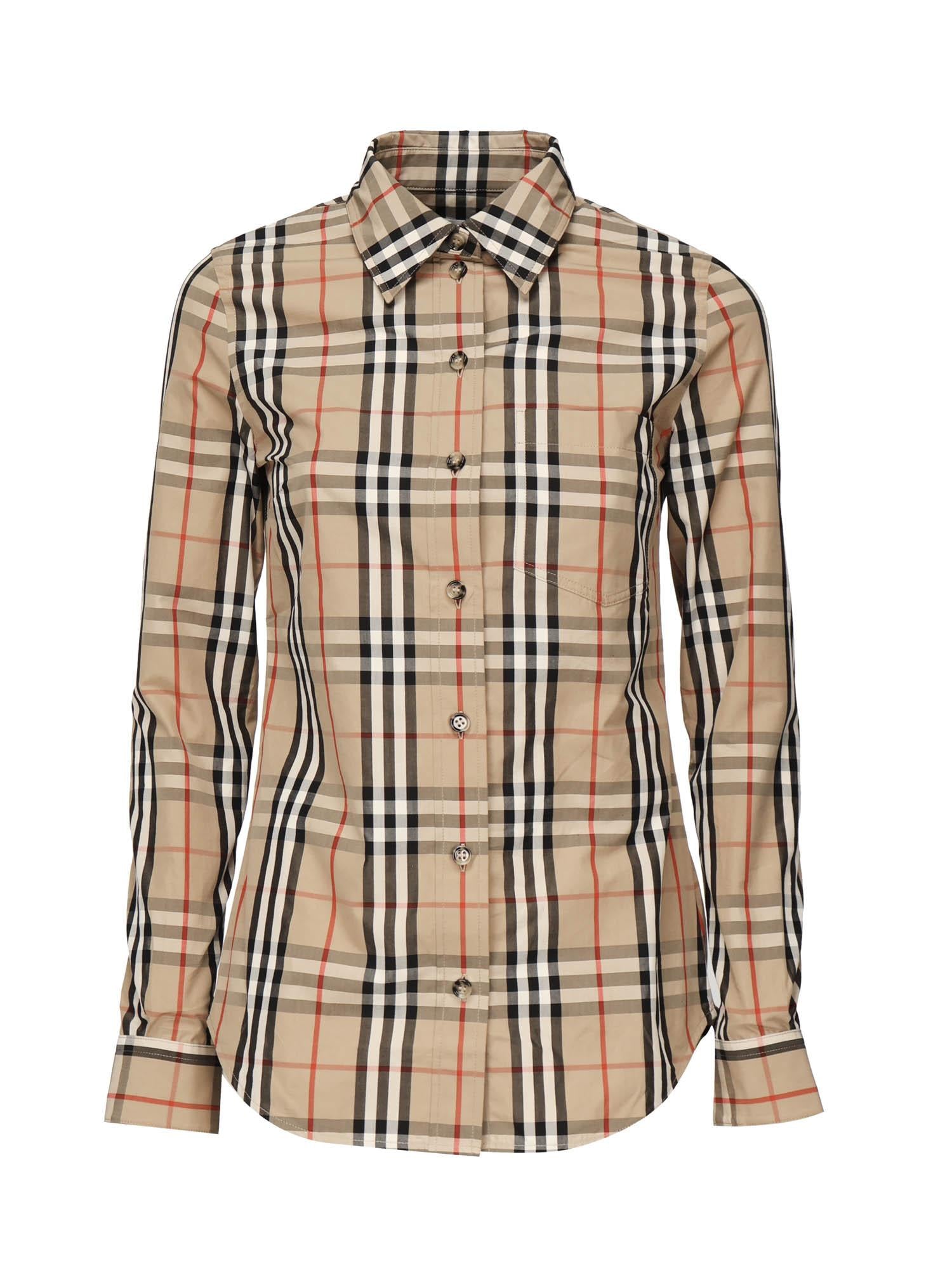 Camicia Check in cotone 8111847 A7028 BURBERRY 