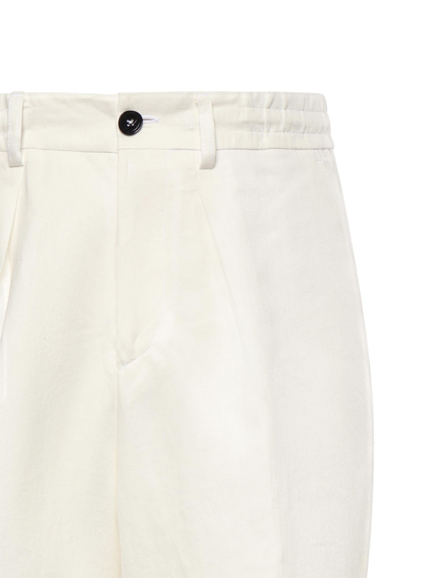 Bermuda Havier in lino HAVIER LM85BULL BIANCO BE ABLE 