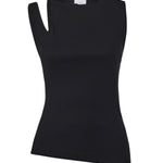 Top Transverse in cotone anni '90 425JDE146JS0194 9999 COURREGES 