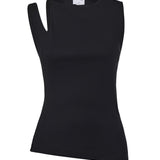 Top Transverse in cotone anni '90 425JDE146JS0194 9999 COURREGES 