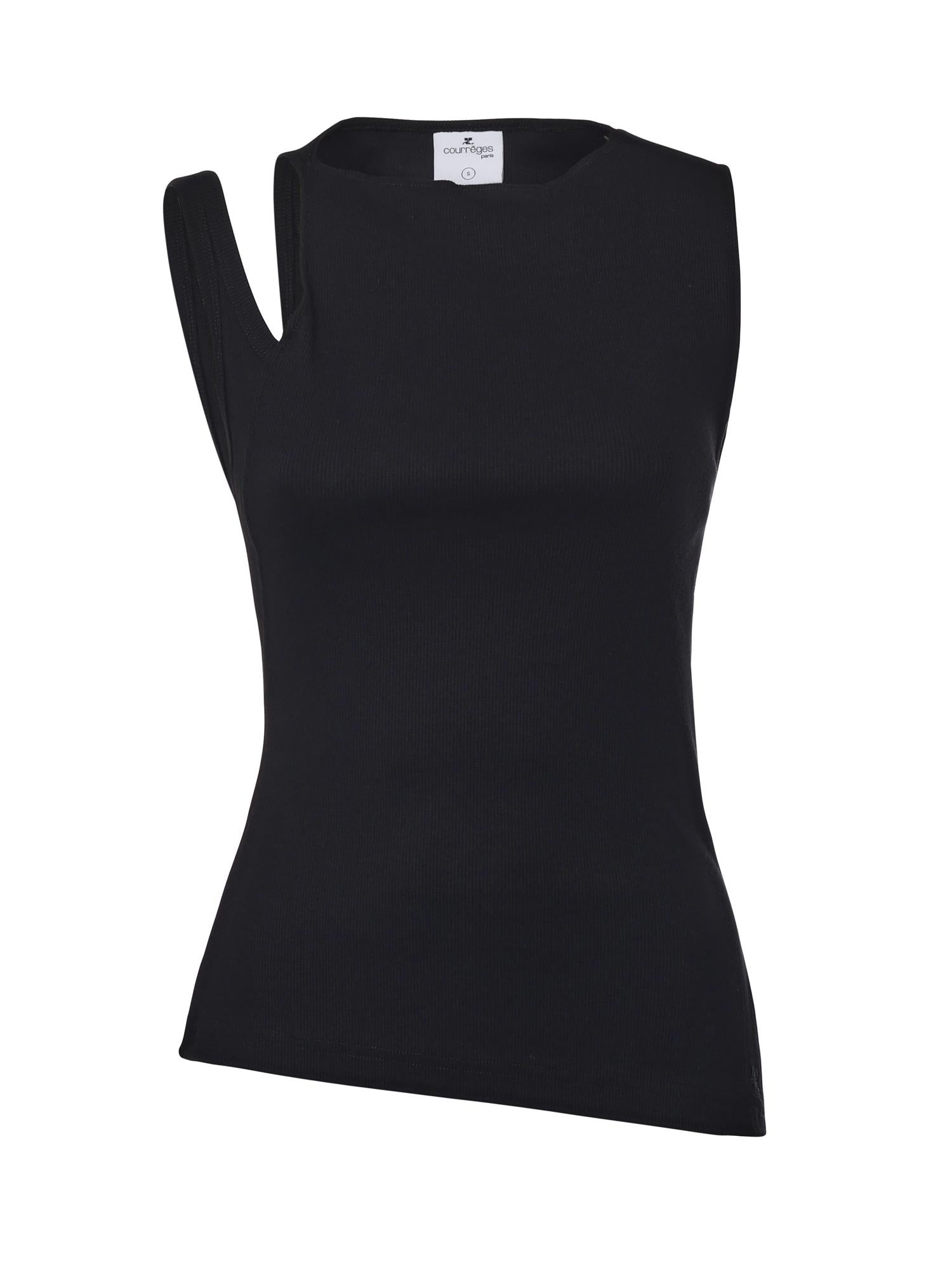 Top Transverse in cotone anni '90 425JDE146JS0194 9999 COURREGES 