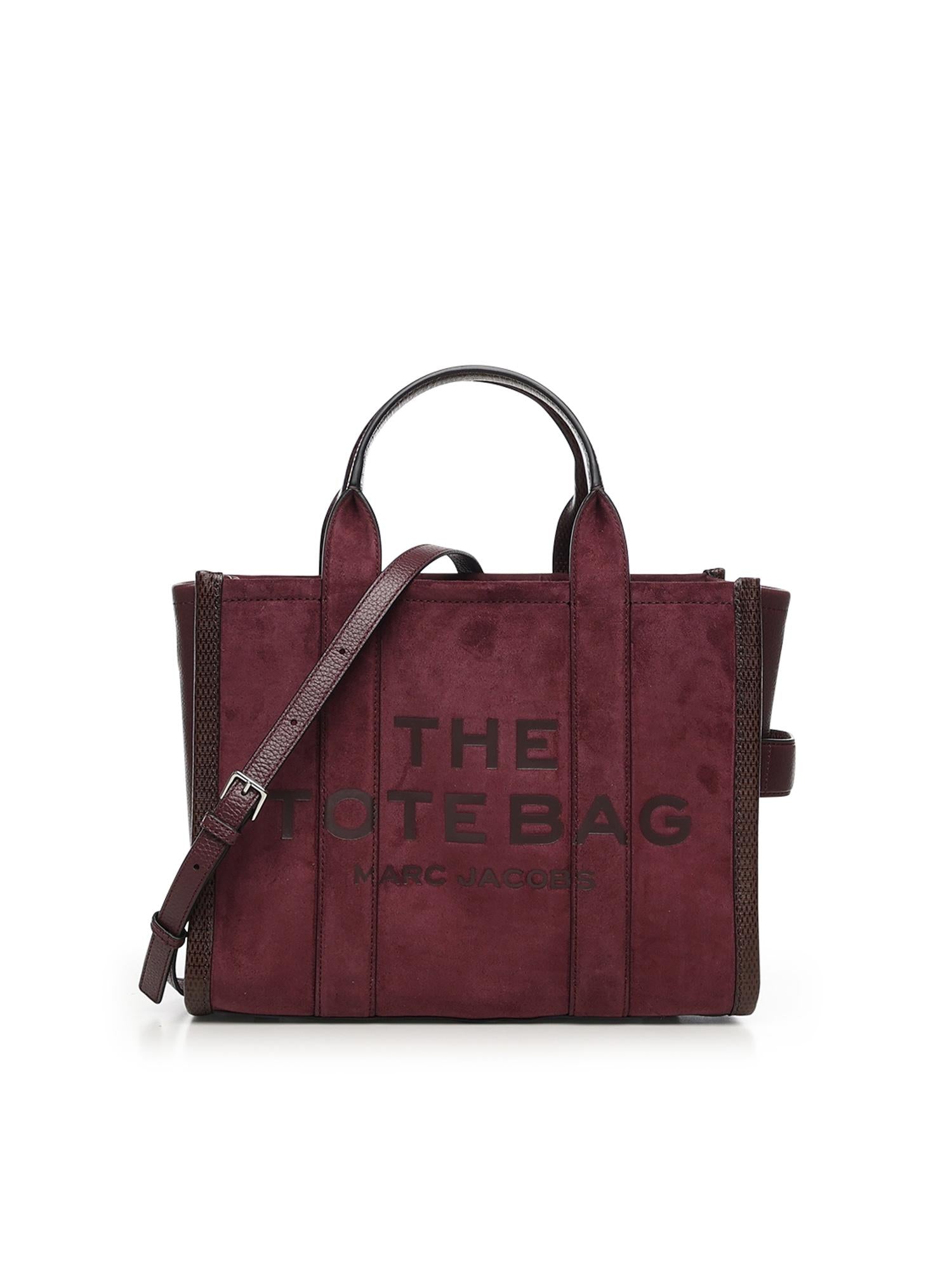 Borsa The medium tote in pelle scamosciata 2F5HTT029H01 510 MARC JACOBS 