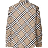 Camicia vintage check in misto lana 8095342 C1202 BURBERRY 