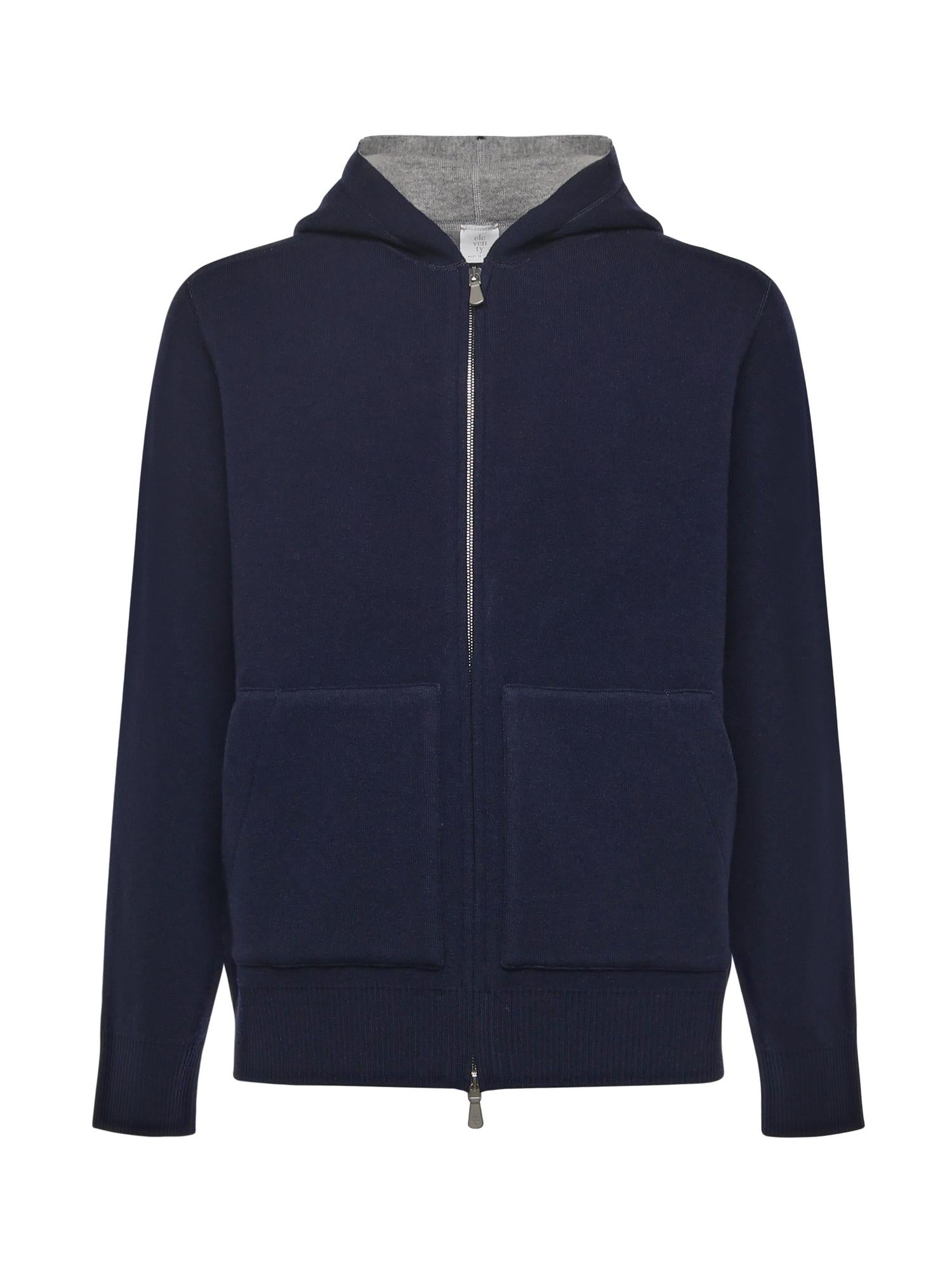 Felpa con zip in lana L76MAGL69MAG0L027 11-14 ELEVENTY 
