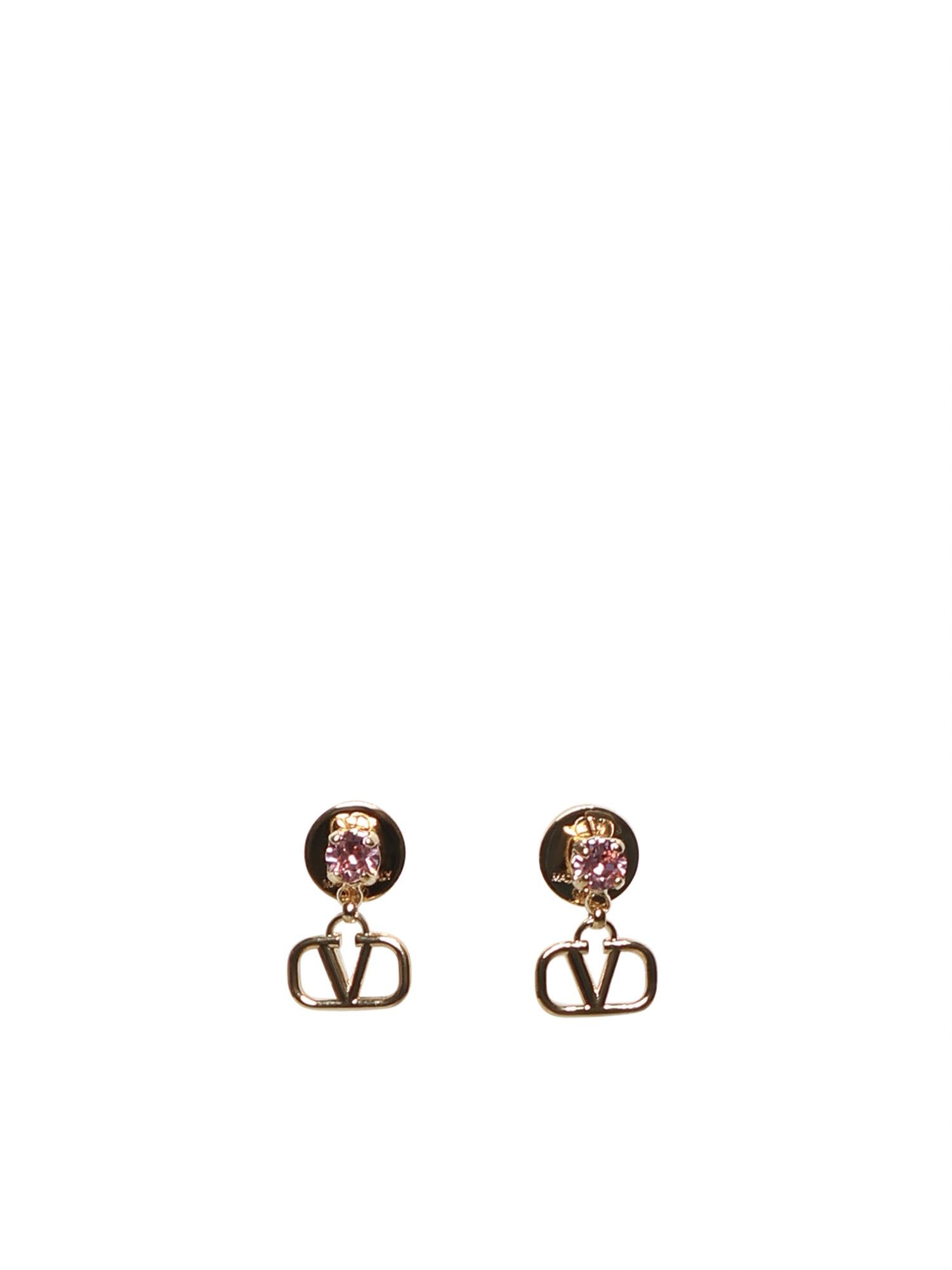 Orecchini VLogo Signature in metallo e cristalli Swarovski® 8W2J0H29 YCW0V3 VALENTINO GARAVANI 