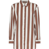 Camicia in cotone a righe con ricamo BRIG001 01418L MC2 SAINT BARTH 