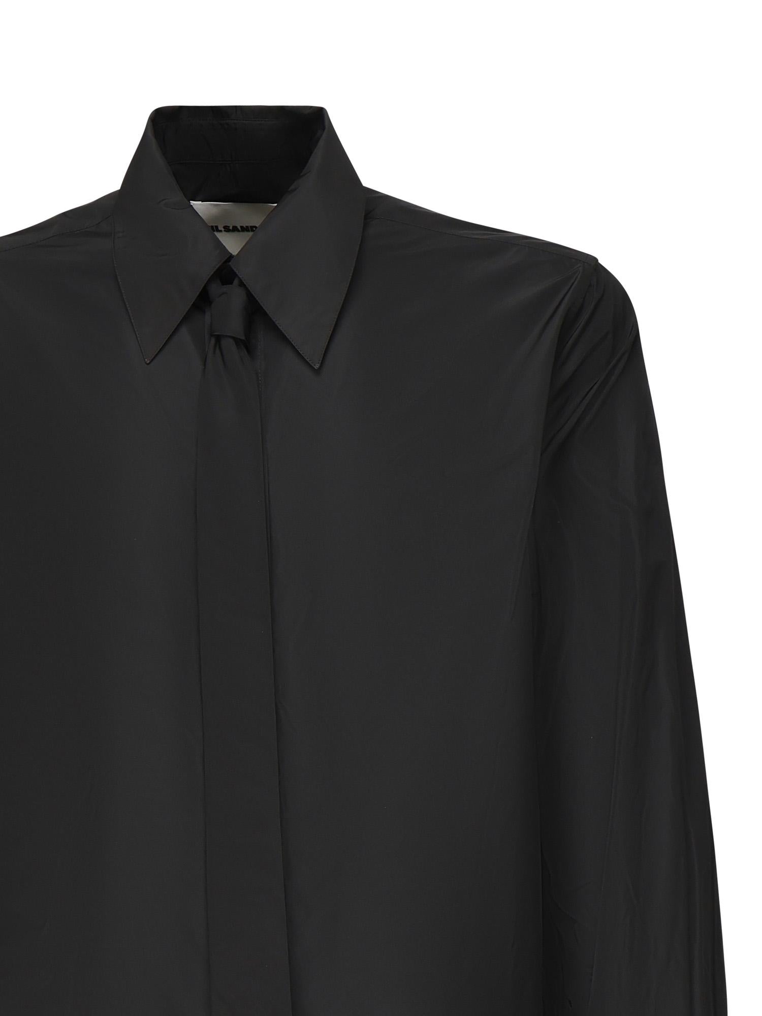 Camicia con cravatta in taffetà J22DL0321 J70005001 JIL SANDER 