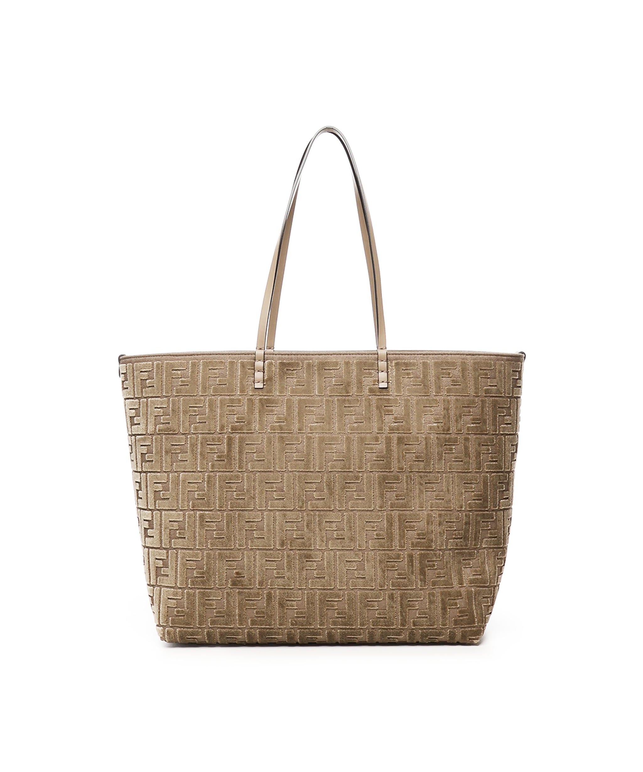 Tote bag velluto FF jacquard 8BH425 AT14F1QDO FENDI 