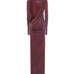 Abito lungo Sophie T180129A TJV045ROUGE NOIR THE ANDAMANE 