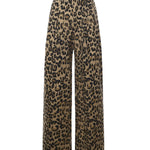 Jeans in jacquard con stampa leopardata 114701 795 ROTATE 