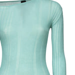 Maglia Vallelunga asimmetrica <BR/> 104766 A1NDT65 PINKO 