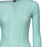 Maglia Vallelunga asimmetrica <BR/> 104766 A1NDT65 PINKO 