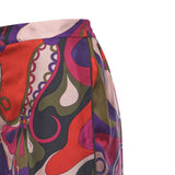 Pantaloni in seta con stampa Orchidee 5URT10 5U731017 PUCCI 