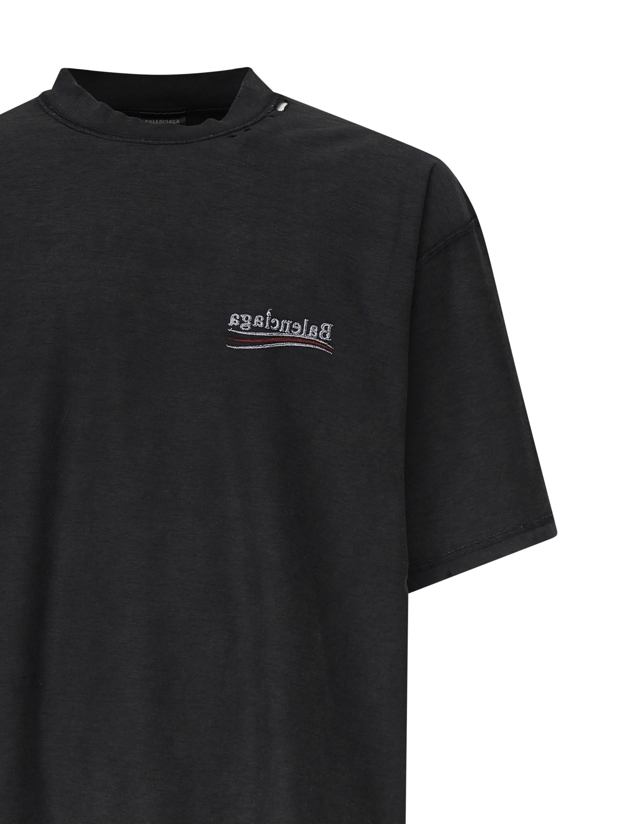 T-Shirt Logo Inside-Out 830247 TSVF39668 BALENCIAGA 