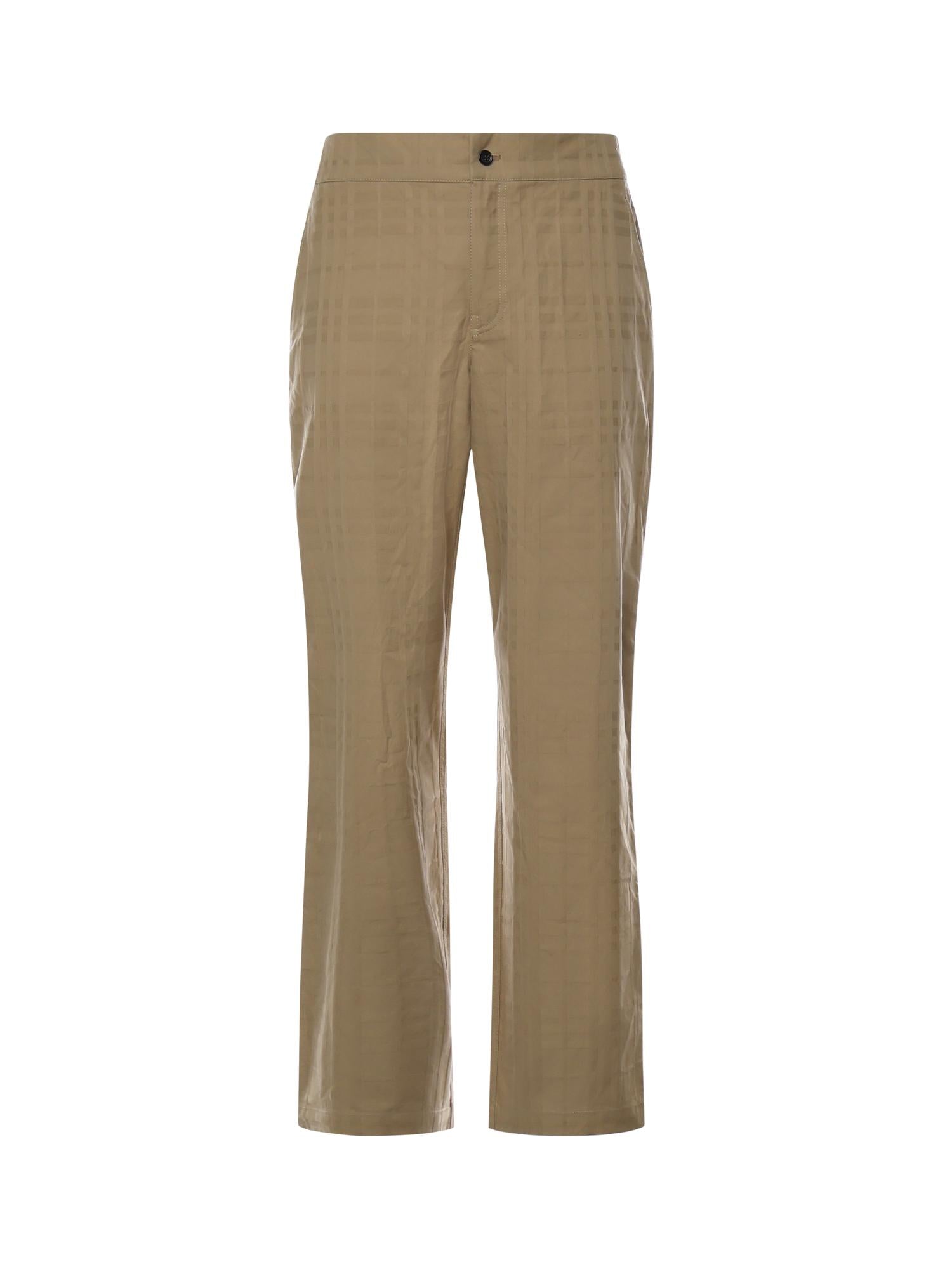 Pantaloni in cotone Check 8117841 C2386 BURBERRY 