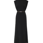 Abito lungo smanicato con catena 106493 A32DZ99 PINKO 