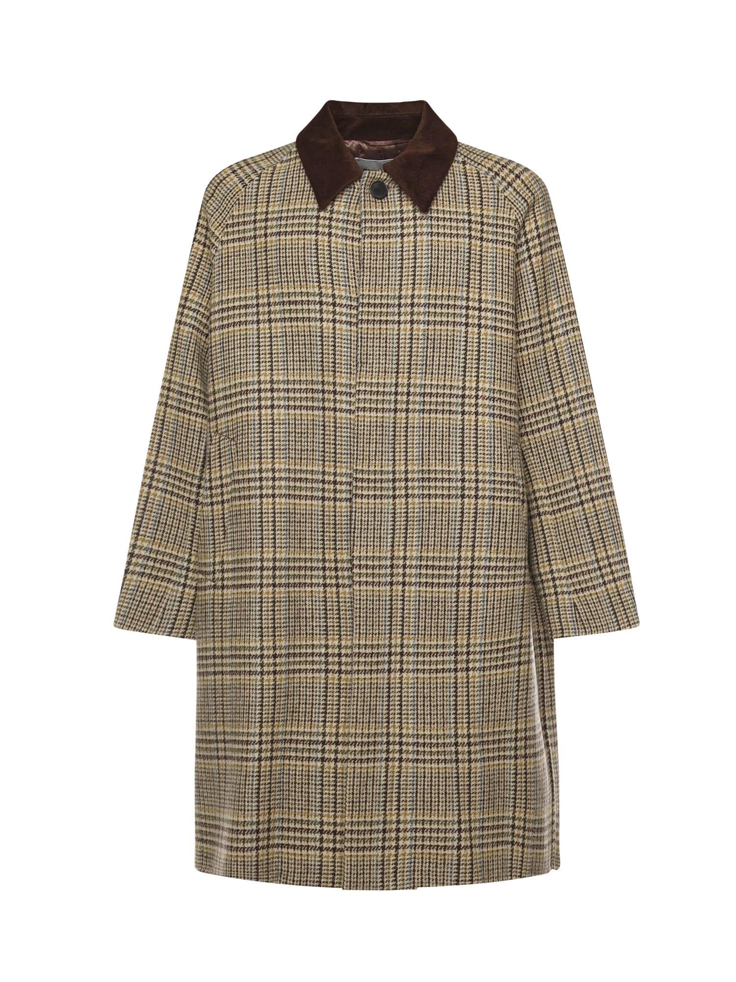 Cappotto in misto lana B6F0025 12M AMARANTO 