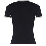 T-shirt con logo VESJTS017JS0070 9901 COURREGES 
