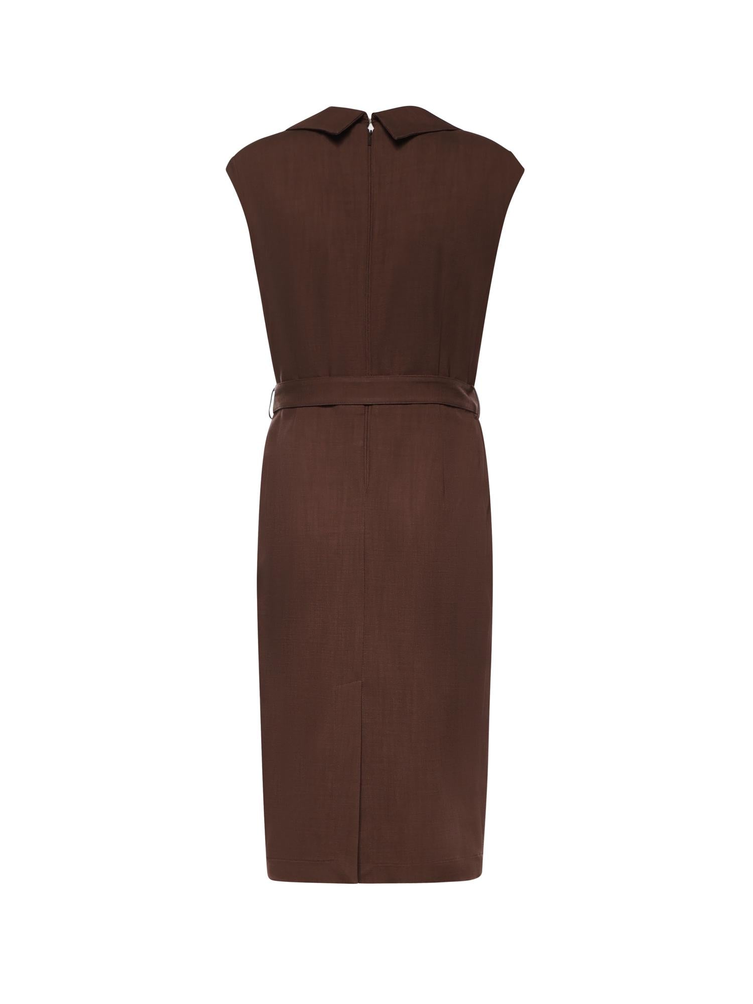 Abito midi a portafoglio con cintura 106565 A2W6L78 PINKO 